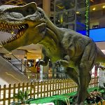 Noleggio dinosauri trex gigante animatronico
