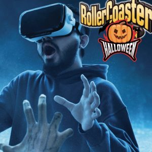 simulatore virtuale halloween montagne russe oculus vr noleggio vr arena